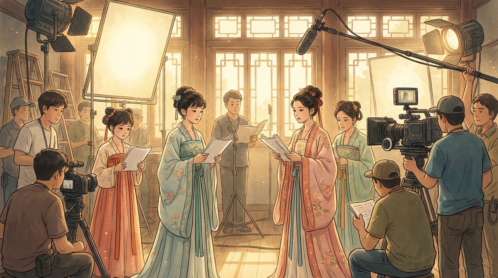 国产传媒幕后花絮